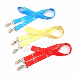 Großhandel Double End Bull Dog Clip Kartenhalter Lanyard Kein Mindestbestellwert