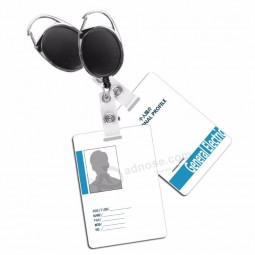einziehbare Abzeichenrolle Schlüsselanhänger Kette ID Lanyard Name Tag Kartenhersteller