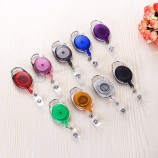 Porte-clés rétractable ID Badge Reel Holder pour clé de voiture