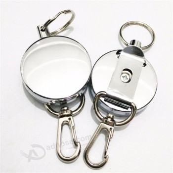 Retractable Pull Key Ring ID Badge Lanyard Name Tag for sale