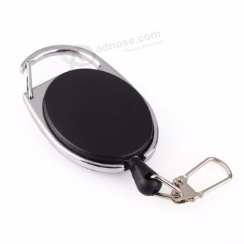 Custom Retractable Pull Badge Reel Zinc Alloy Keyring