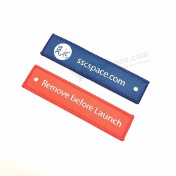 길쌈 된 폴리 에스테 주문 여자 keychain 선전용 keychain 기념품