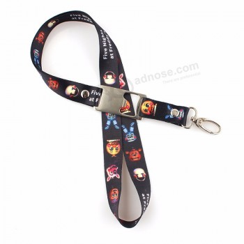 hoogwaardig polyester bierflesopener lanyard met metalen haak