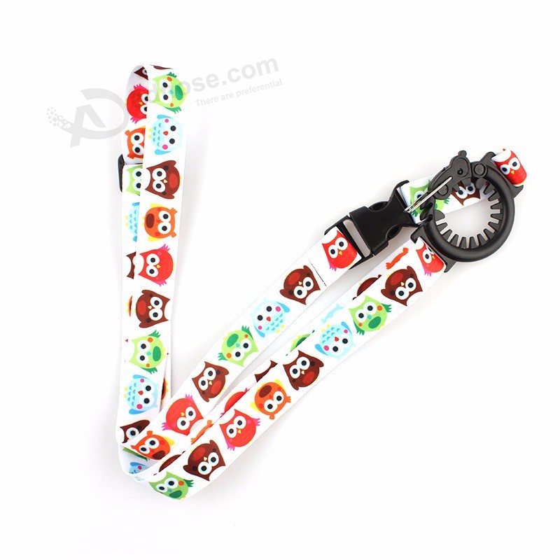 Cheap fashionable Printing polyester Lanyard with Water bottle Holder