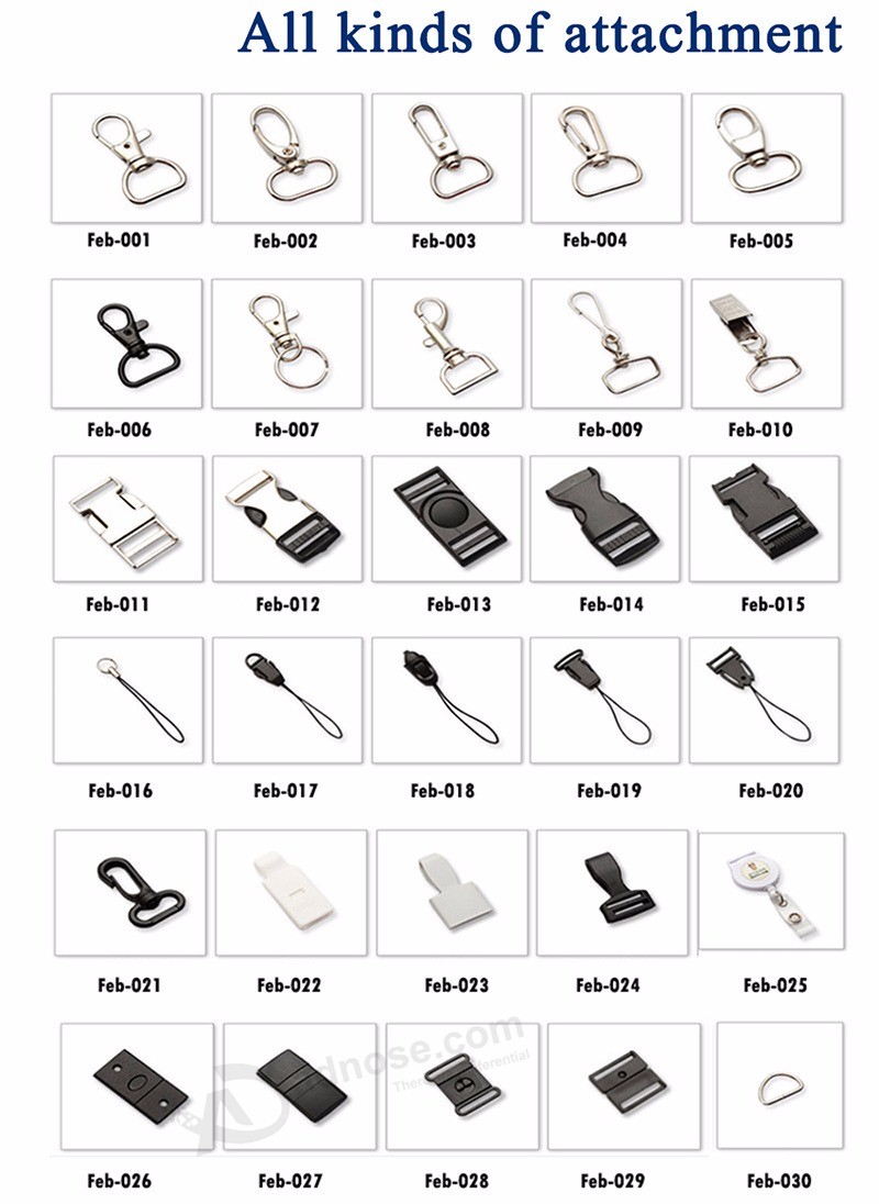 Siebdruck-Schlüsselband mit ID-Halter Metallhaken