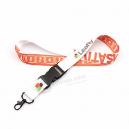 High Quality Polyester Custom Logo Perfect Lanyard for Keychain
