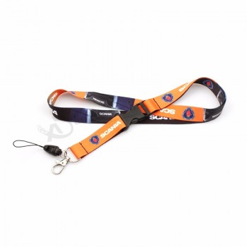 Customized High Quality Printing Custom Logo Polyester Christmas Lanyard