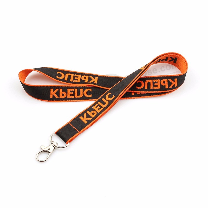 Custom Popular Printing Polyester Sublimation Lanyard with Plastic Hook