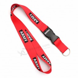 logotipo personalizado cuello impreso poliéster cordones separables