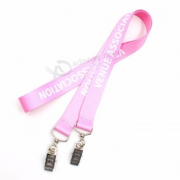 Hot Promotion Custom Design Lanyard mit 2 Haken Kinder Lanyard
