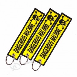 Porte-clés brodé porte-clés en tissu sur mesure