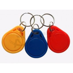 RFID 13,56 MHz IC Lesen und Schreiben Karte Tag Token Keyfob Keytag Schlüsselbund (blau rot gelb 1000 Stücke)