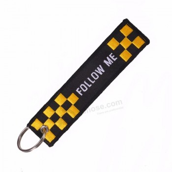 promotional plastic key tags Follow Me Keychains For bag