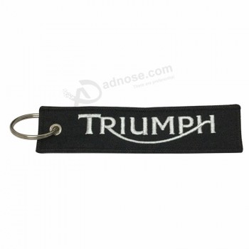 Manufacturer Customized Logo Promotional Embroidery Keychain