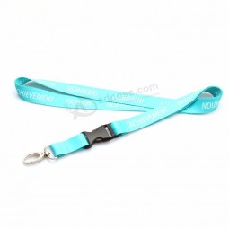 wärmeübertragung druck polyester benutzerdefinierte logo schlüsselhalter lanyard für schlüssel