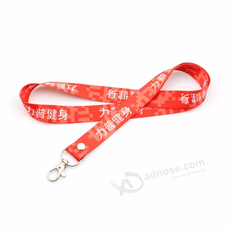 Hot sale Colorful neck Lanyard with Metal hook for Meeting