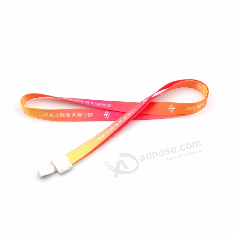 Eco-Friendly custom Sublimation polyester Country flag Lanyards Canada