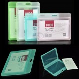 Plastic Passport Cover Company Office Supply Name Badge Card Case Business PVC Card Holder
