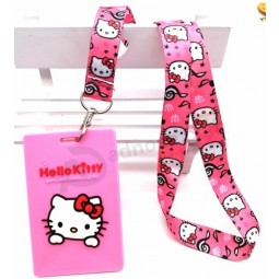 定制卡通Hello Kitty挂绳，带钥匙链