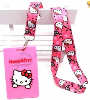 定制卡通Hello Kitty挂绳，带钥匙链