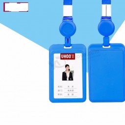 플라스틱 철회 가능한 목 지구 ID 카드 기장 홀더 회의 기장 홀더