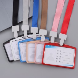 Colorful Hard Plastic Business Work ID Bus Card Badge Case Holder Cover