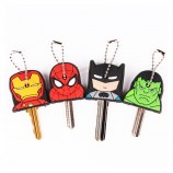 Personnalisé Mignon Super Héros Anime Clé Couverture Cap Anneau Roi en Silicone