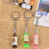 Flasche Anhänger Schlüsselanhänger Handykette Schlüsselanhänger Ringe Halter Geldbörse Tasche für Auto