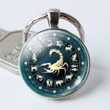 12 gioielli costellazione portachiavi segni zodiacali portachiavi promozionali