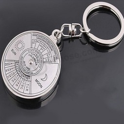 50 년 퍼페 추얼 캘린더 열쇠 고리 열쇠 고리은 합금 열쇠 고리 반지 열쇠 고리 6rma