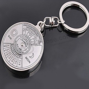 50 ans calendrier perpétuel porte-clés porte-clés en alliage d’argent porte-clés porte-clés porte-clés 6RMA