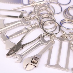20Styles Zinc Alloy Changeable Spanner Keychain Fashion Wrench Key Chain Creative Keyfob Tools