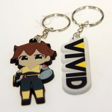 rubber soft pvc promotional keyrings mens and women