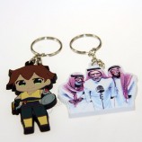 llavero de pvc de dibujos animados 3d llaveros personalizados