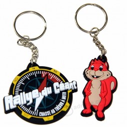 Portachiavi personalizzato in pvc morbido con logo
