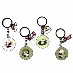 panda do logotipo do design personalizado chaveiros para lembrança