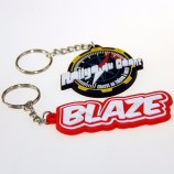 personalisierter logo keychain weicher pvc gummi schlüsselanhänger
