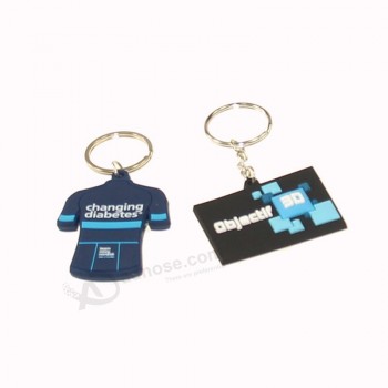 Nouveau design de porte-clés en caoutchouc souple pour cadeau