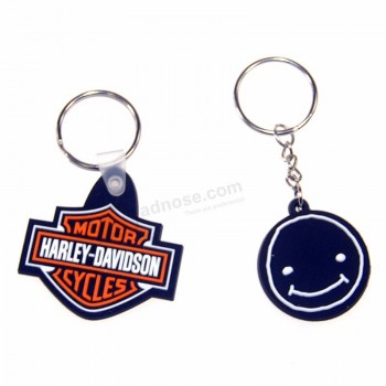 Vente en gros de porte-clés Logo de dessin animé personnalisé