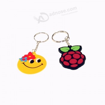 New Style custom pvc rubber keychain