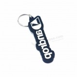 porte-clés en PVC souple 3D bon marché, porte-clés en caoutchouc sur mesure en vrac, porte-clés en plastique