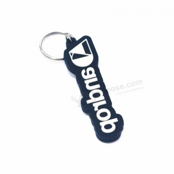porte-clés en PVC souple 3D bon marché, porte-clés en caoutchouc sur mesure en vrac, porte-clés en plastique