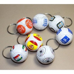 足球钥匙扣制造商的新想法印刷定制徽标