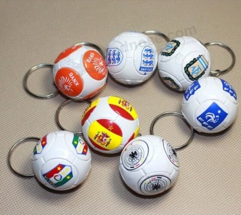 足球钥匙扣制造商的新想法印刷定制徽标