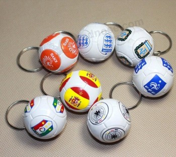 New ideas football keychain manufacturers printing custom logo