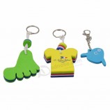Wholesale Keyring Maker Custom Made Bulk Low Price Foam Floating PVC EVA Keychain