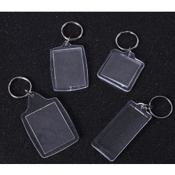 Promo Plastic Key Chain Custom acrylic plastic keychain blank