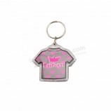 Mini T-shirt shape photo keychain promotion clear acrylic photo keychain