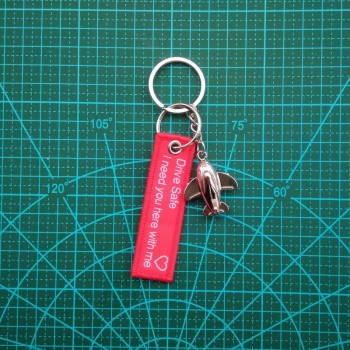 clés d’identification tags 3D Avion Moto Voiture lable