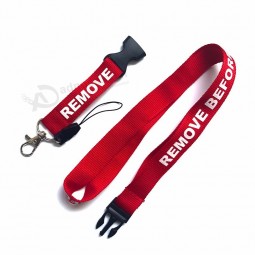 Corde de suspension séparable Longe Porte-clés Porte-clés Mix Lot Polyester Broderie environ 55*2cm